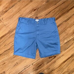 Peter Millar Chino Shorts Mens 36 Washed Blue